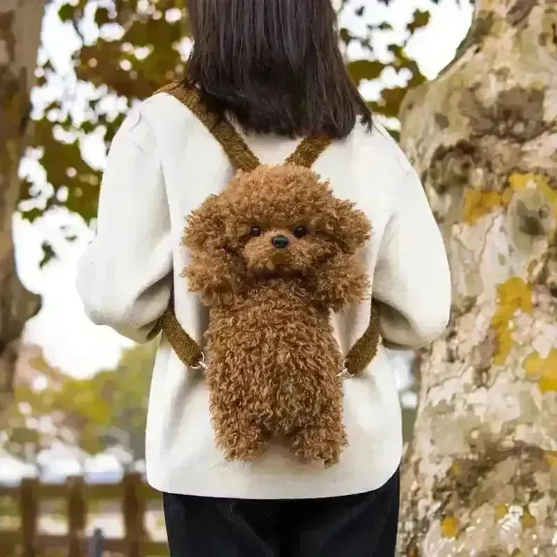Chongker Realistic Poodle Shaped Backpack - Bear Hugs