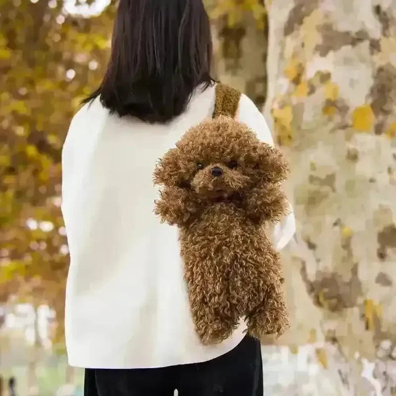 Chongker Realistic Poodle Shaped Backpack - Bear Hugs