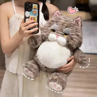Chonk & Charm Fat Cat Plush Toy - Bear Hugs