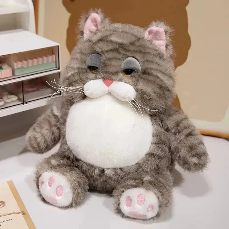Chonk & Charm Fat Cat Plush Toy - Bear Hugs