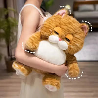 Chonk & Charm Fat Cat Plush Toy - Bear Hugs
