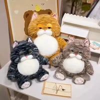 Chonk & Charm Fat Cat Plush Toy - Bear Hugs
