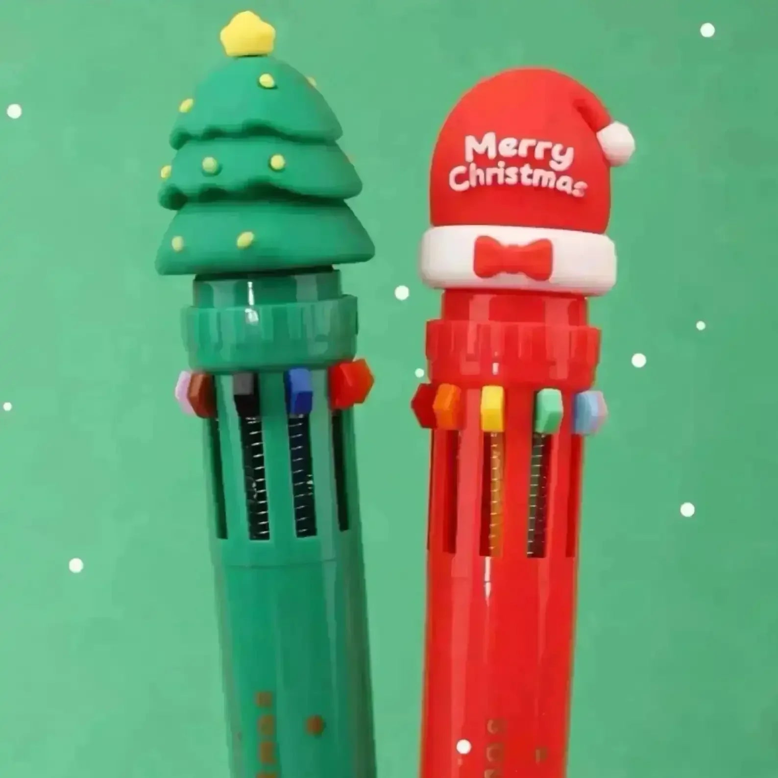 Christmas Theme Multi-Color Pen - Bear Hugs