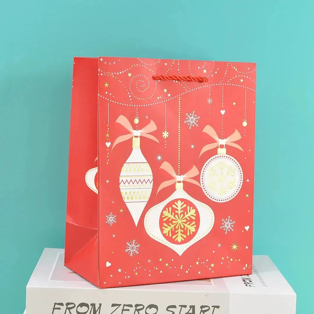 Christmas Theme Paper Gift Bag - Bear Hugs