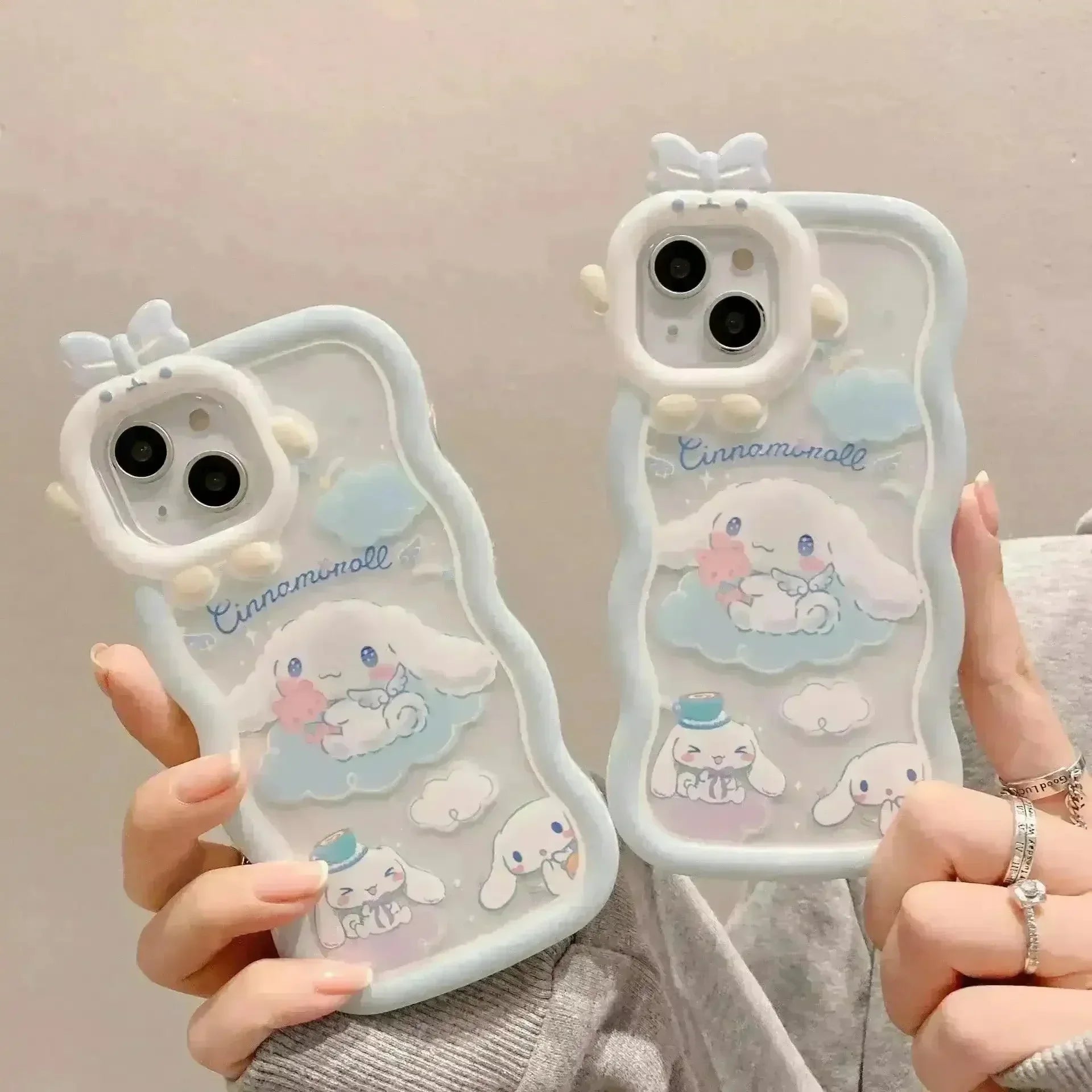Cinnamoroll Bow Bracket Phone Case (For iPhones) - Bear Hugs