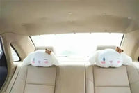 Cinnamoroll Car Headrest and Back Pillow - Bear Hugs