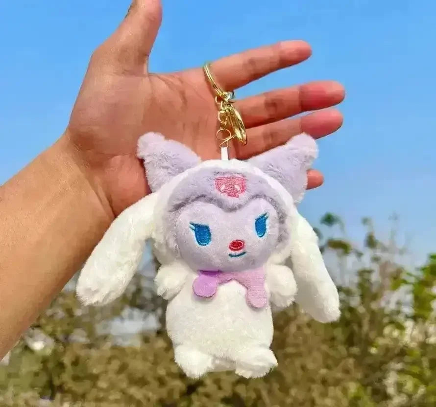 Cinnamoroll Cosplay Sanrio Plush Keychain - Bear Hugs