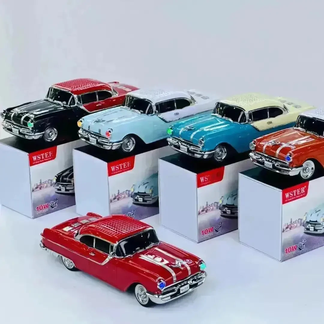 Classic Car Shaped Bluetooth Speaker - Bear Hugs