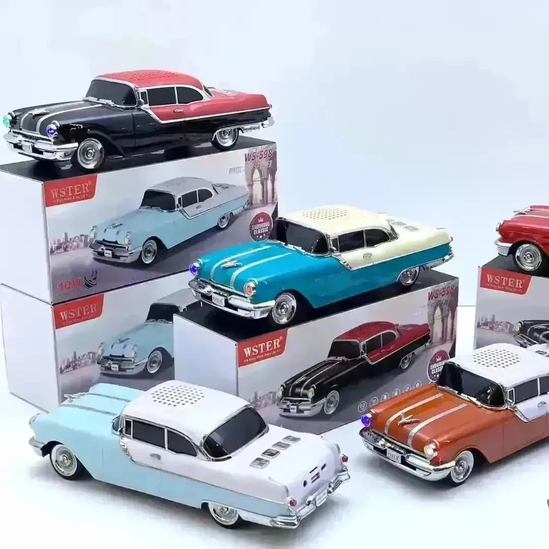 Classic Car Shaped Bluetooth Speaker - Bear Hugs