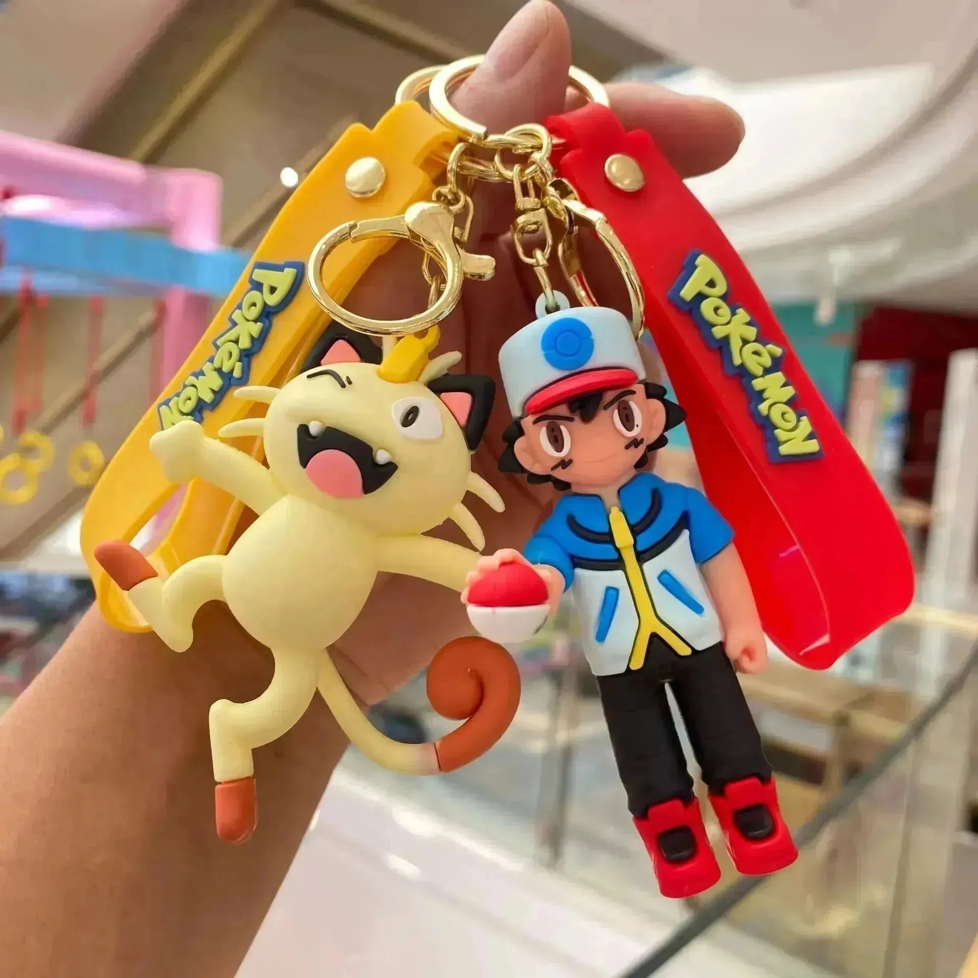 Classic Pokémon Character 3D keychain - Bear Hugs