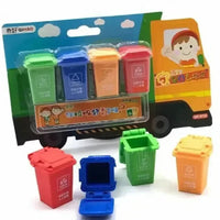 Clean Sweep Dustbin Eraser Set - Bear Hugs