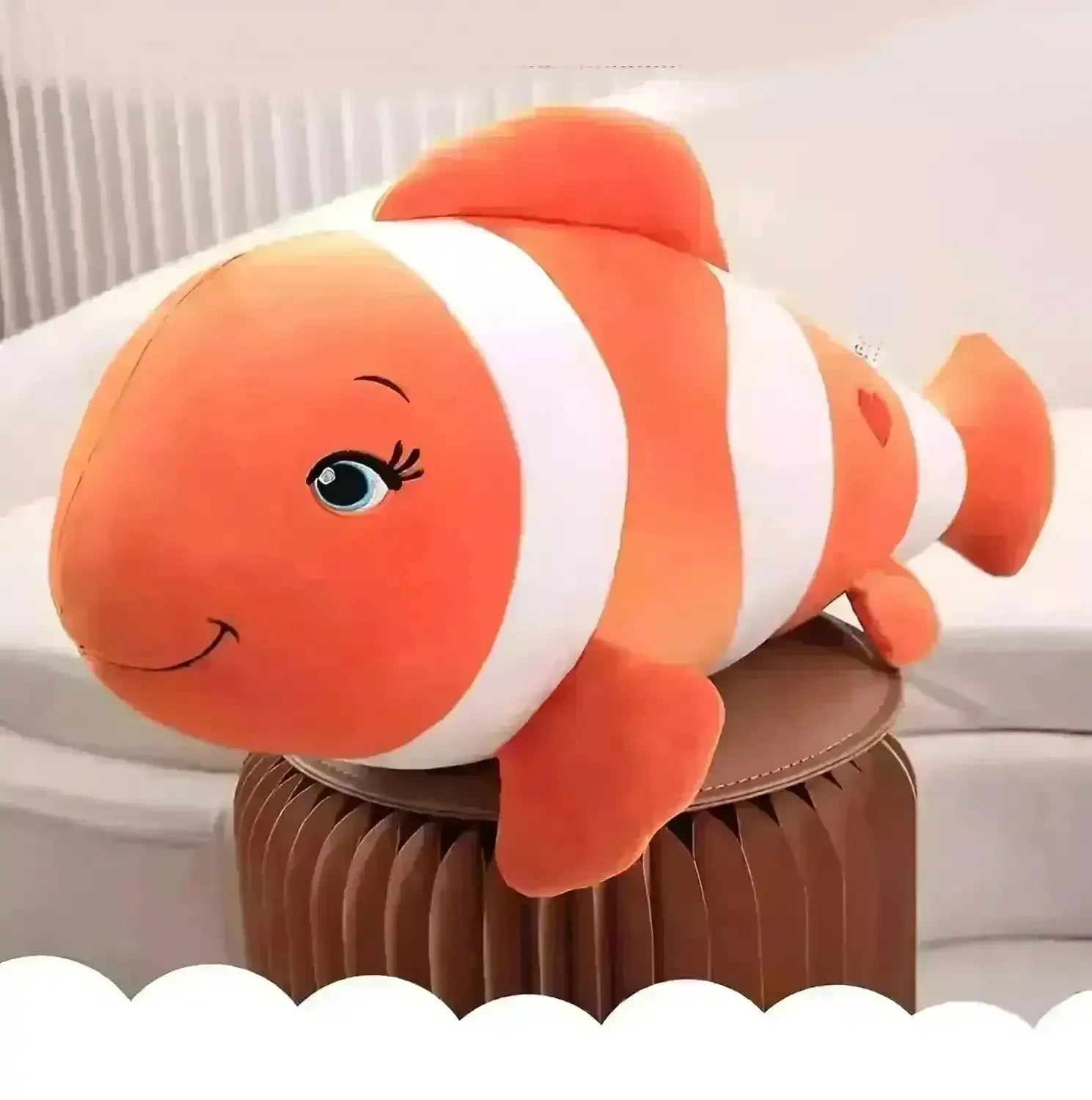 Clownfish Heart Plush Toy - Bear Hugs