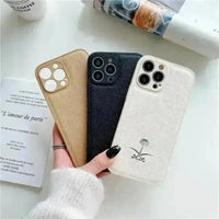 Coconut Tree Leather Case (For iPhones) - Bear Hugs