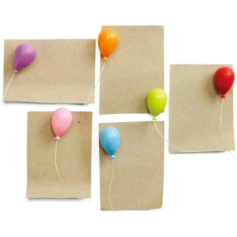 Colorful Balloon Fridge Magnet Set (Set of 6) - Bear Hugs