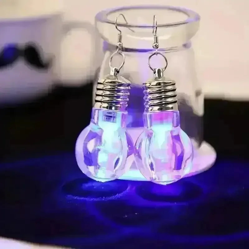 Colorful Bulb-Shaped Dangle Earrings
