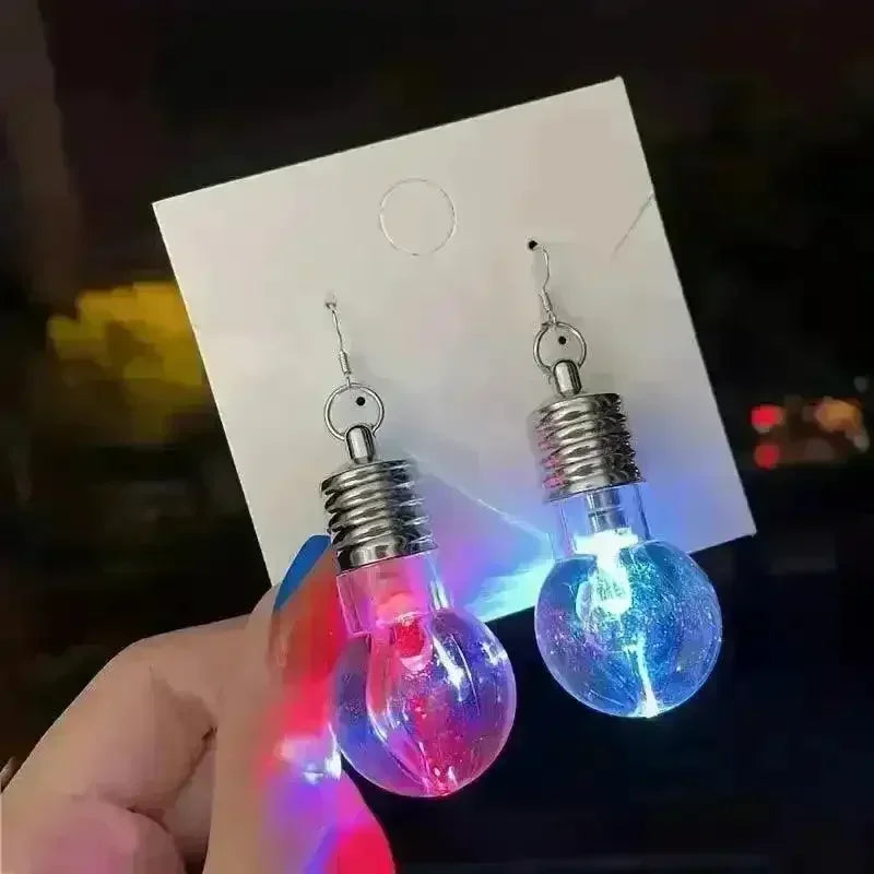 Colorful Bulb-Shaped Dangle Earrings