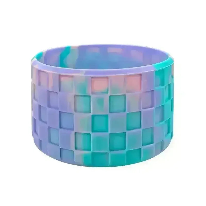 Colourful Grid Bottom Sleeve For Stanley Cup - Bear Hugs