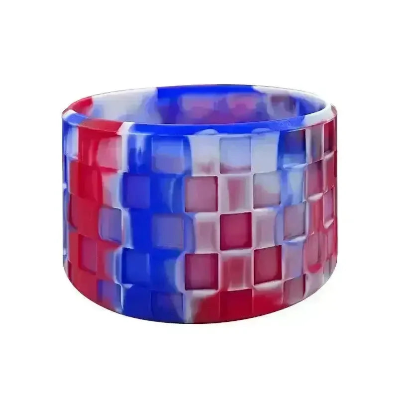 Colourful Grid Bottom Sleeve For Stanley Cup - Bear Hugs