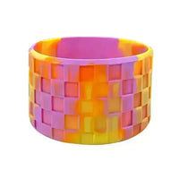 Colourful Grid Bottom Sleeve For Stanley Cup - Bear Hugs