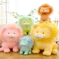 Colourful Lion Plushie - Bear Hugs