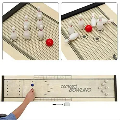 Compact Bowling Indoor Game - Bear Hugs