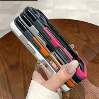 Contrast Splice Color Frame Case (For iPhones) - Bear Hugs