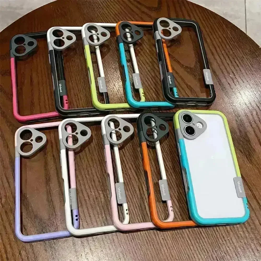 Contrast Splice Color Frame Case (For iPhones) - Bear Hugs