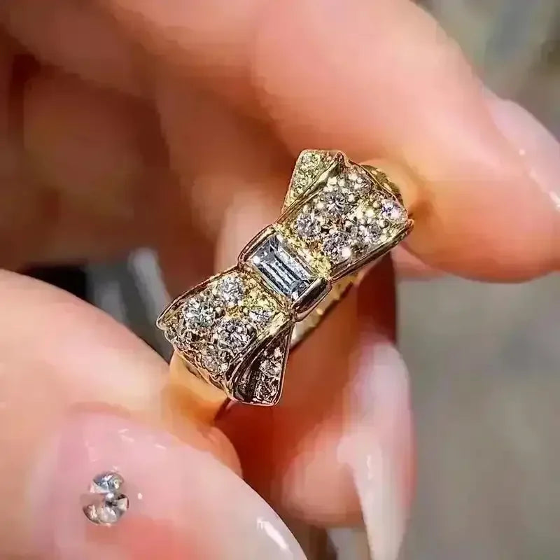 Coquette Style Bow Ring - Bear Hugs