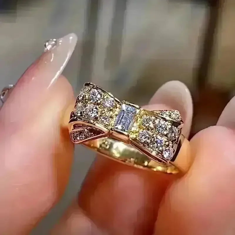 Coquette Style Bow Ring - Bear Hugs