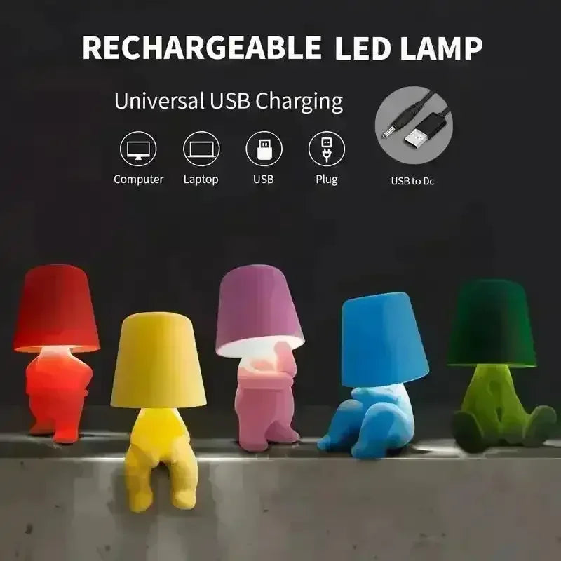 Cosmic Thinkers Colourful Night Lamp - Bear Hugs