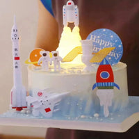 Cosmic Voyage Rocket LED Lamp - Bear Hugs
