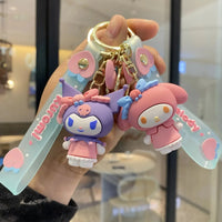Cotton-Candy Sanrio 3D Keychain - Bear Hugs