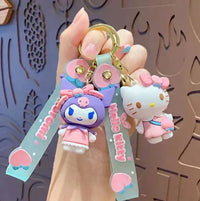 Cotton-Candy Sanrio 3D Keychain - Bear Hugs