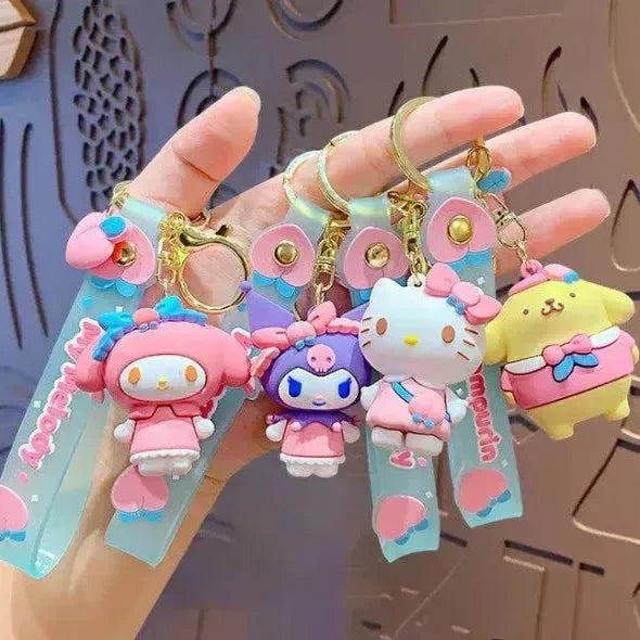 Cotton-Candy Sanrio 3D Keychain - Bear Hugs