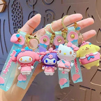 Cotton-Candy Sanrio 3D Keychain - Bear Hugs