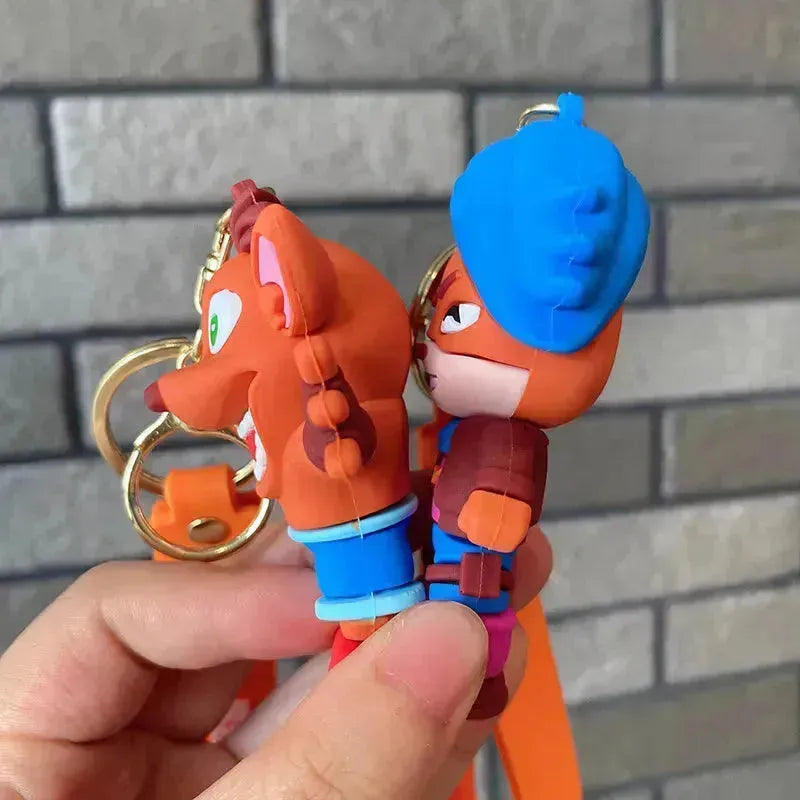 Crash Bandicoot 3D Keychain - Bear Hugs