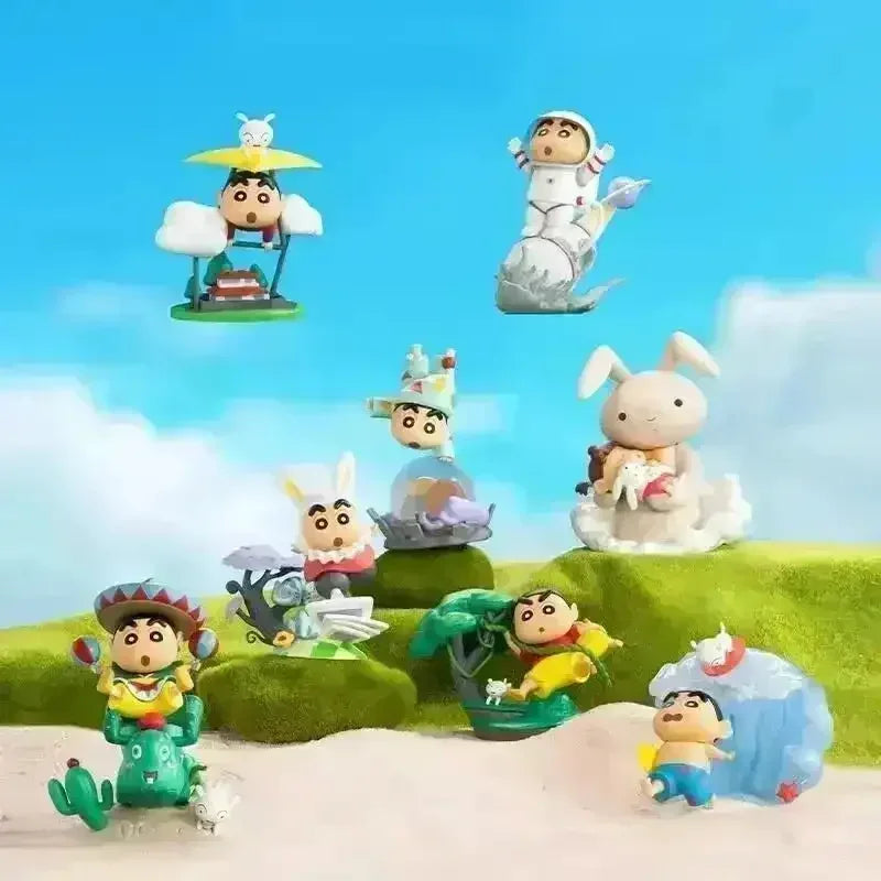 Crayon Shin Chan Classic Scene Series Blind Box - Bear Hugs