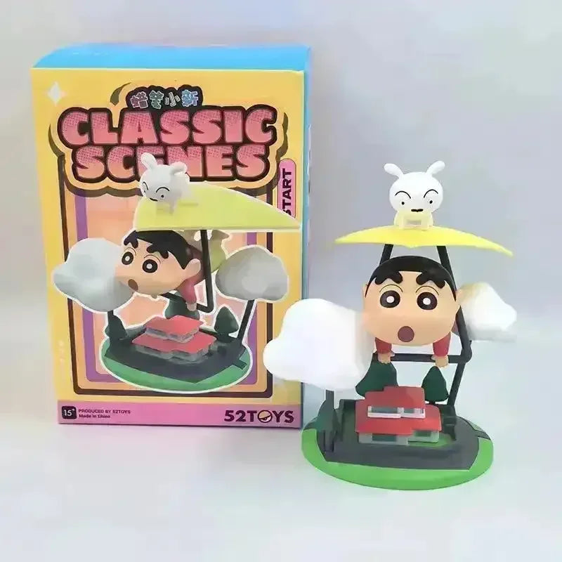 Crayon Shin Chan Classic Scene Series Blind Box - Bear Hugs