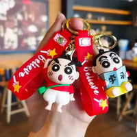 Crayon Shin-chan Wanderlust Wonders Keychain - Bear Hugs