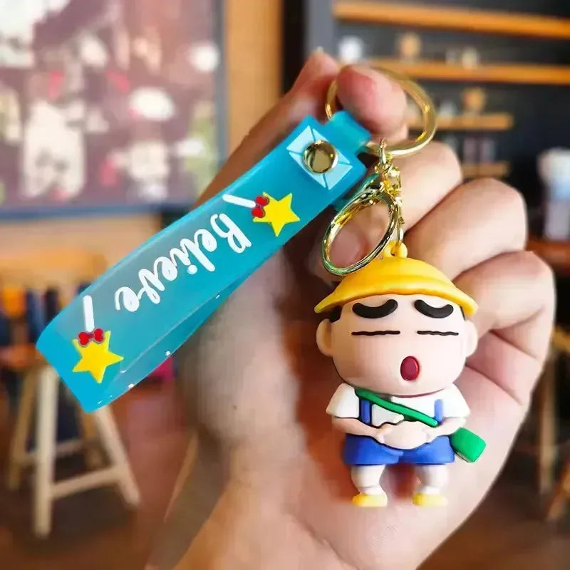 Crayon Shin-chan Wanderlust Wonders Keychain - Bear Hugs