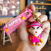 Crayon Shin-chan Wanderlust Wonders Keychain - Bear Hugs