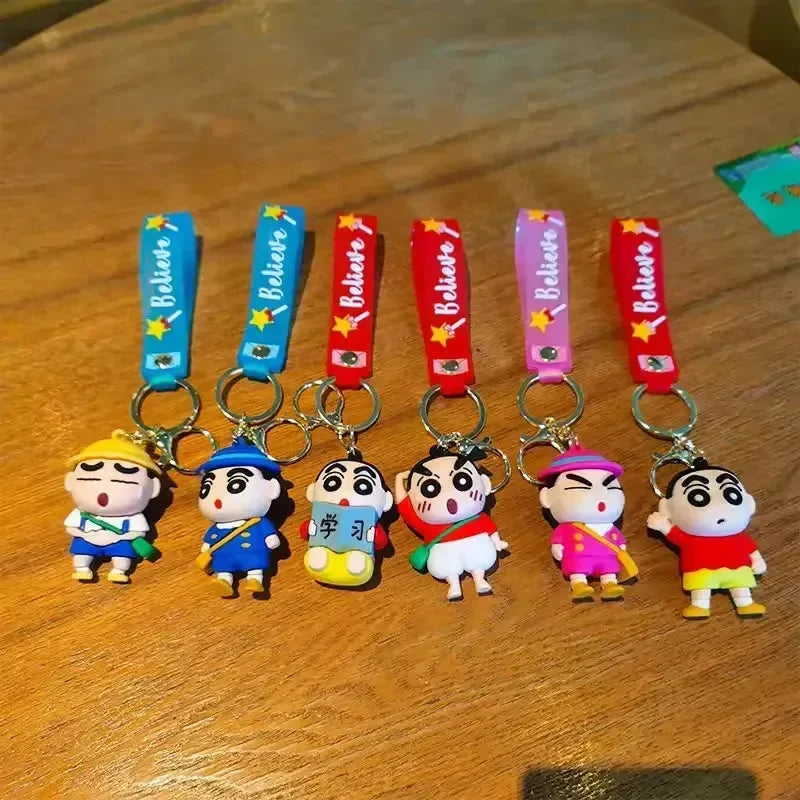 Crayon Shin-chan Wanderlust Wonders Keychain - Bear Hugs