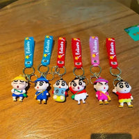 Crayon Shin-chan Wanderlust Wonders Keychain - Bear Hugs