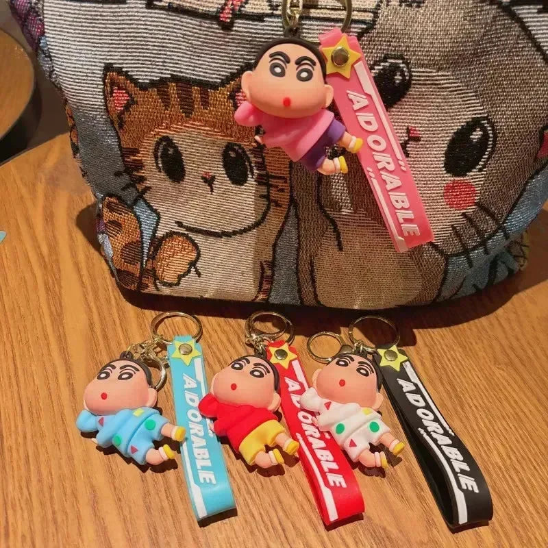 Crayon Shin-chan Zen Master Keychain - Bear Hugs