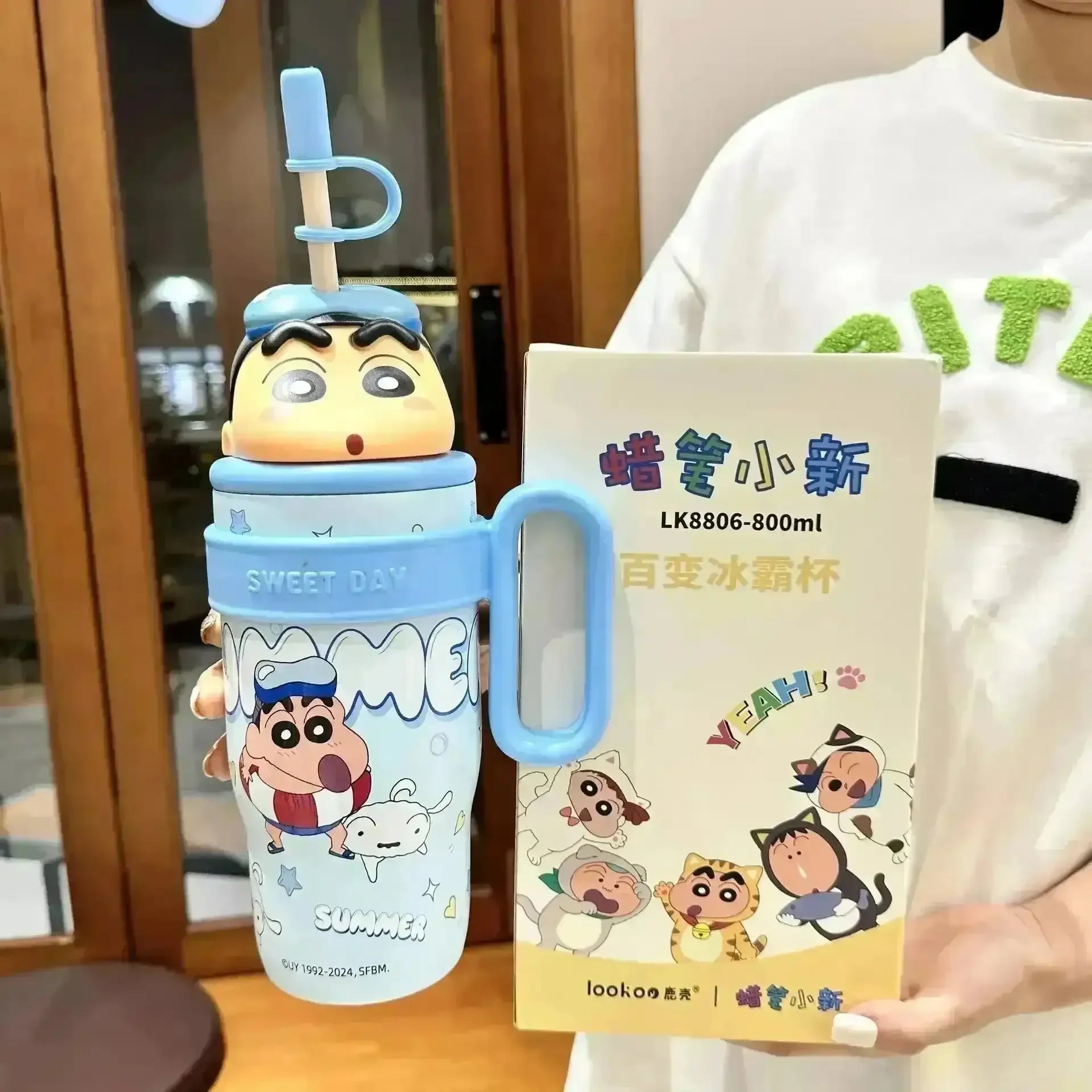 Crayon Shinchan Stainless Steel Tumbler (800 ml) - Bear Hugs