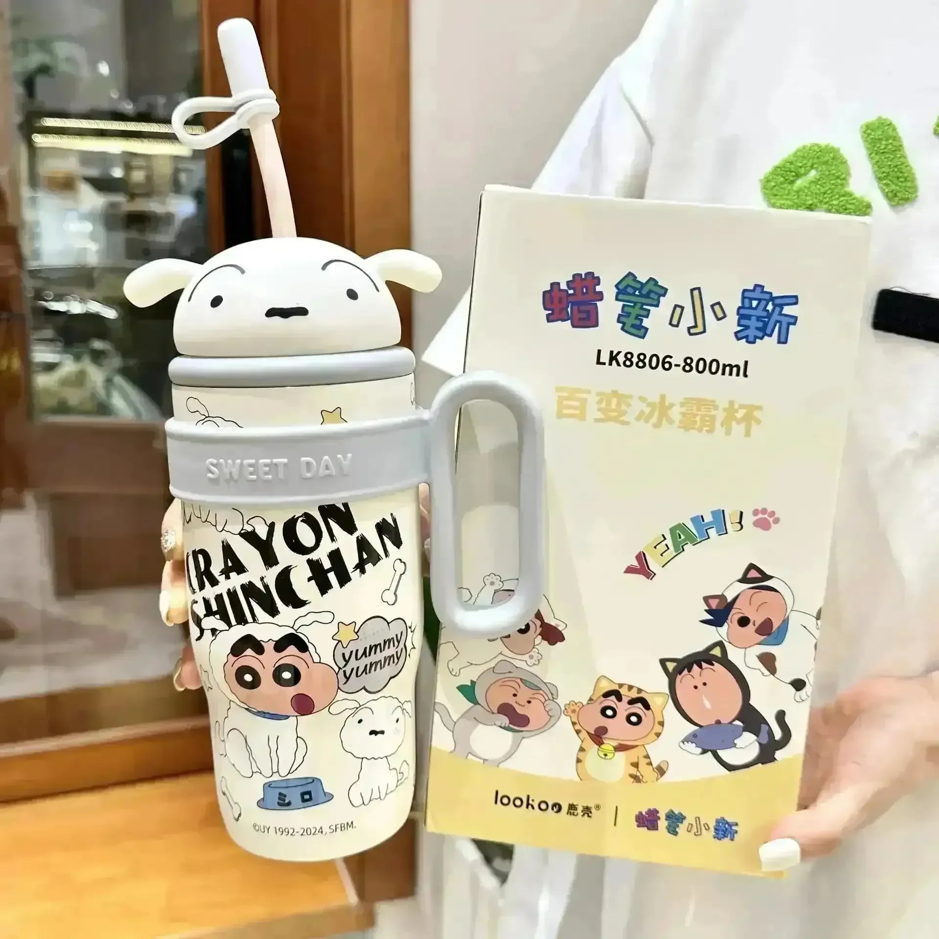 Crayon Shinchan Stainless Steel Tumbler (800 ml) - Bear Hugs