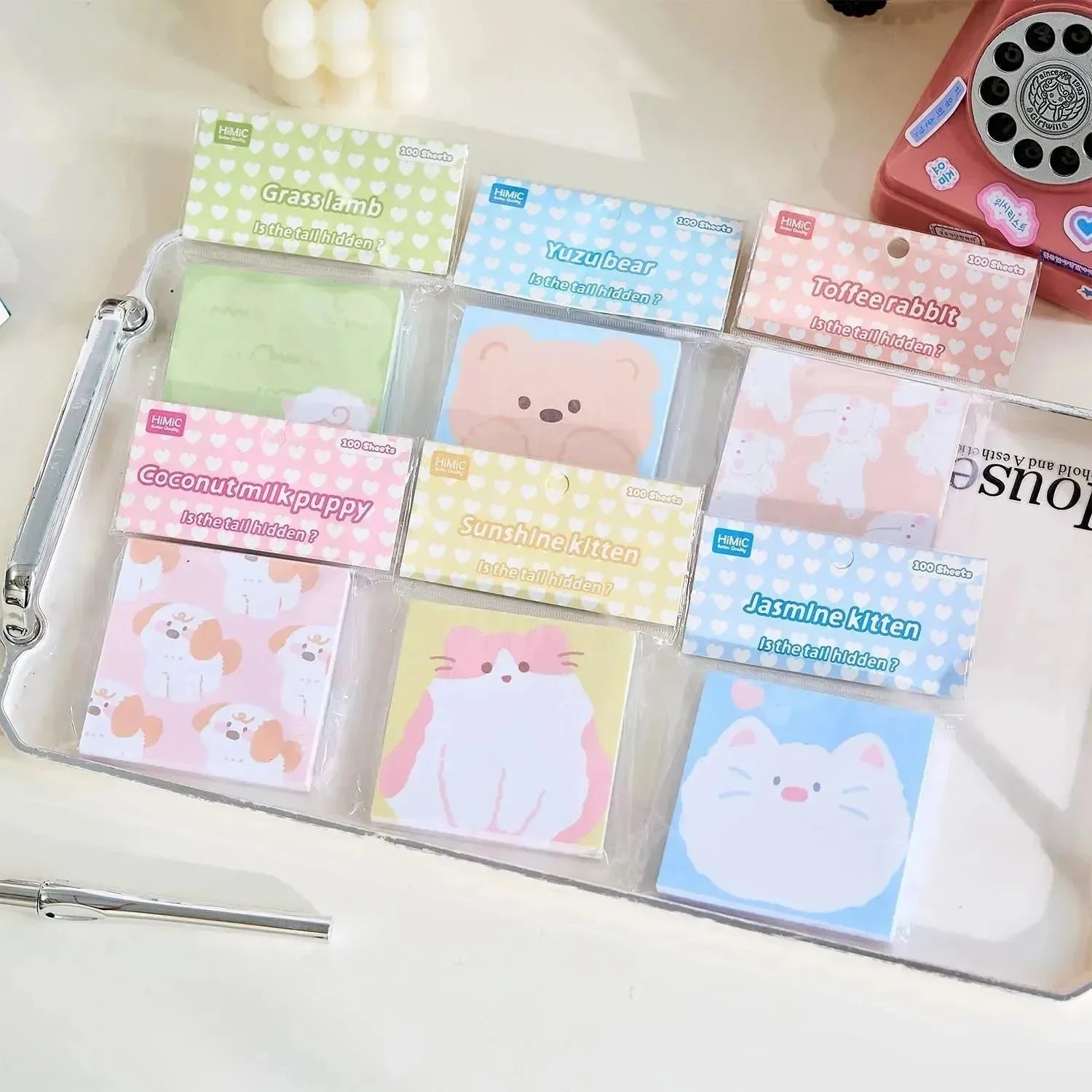 Creative Animal Sticky Notes - Bear Hugs