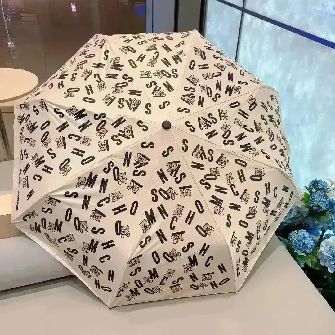 Creative Bear Handle Luxury Designer Umbrella - Bear Hugs