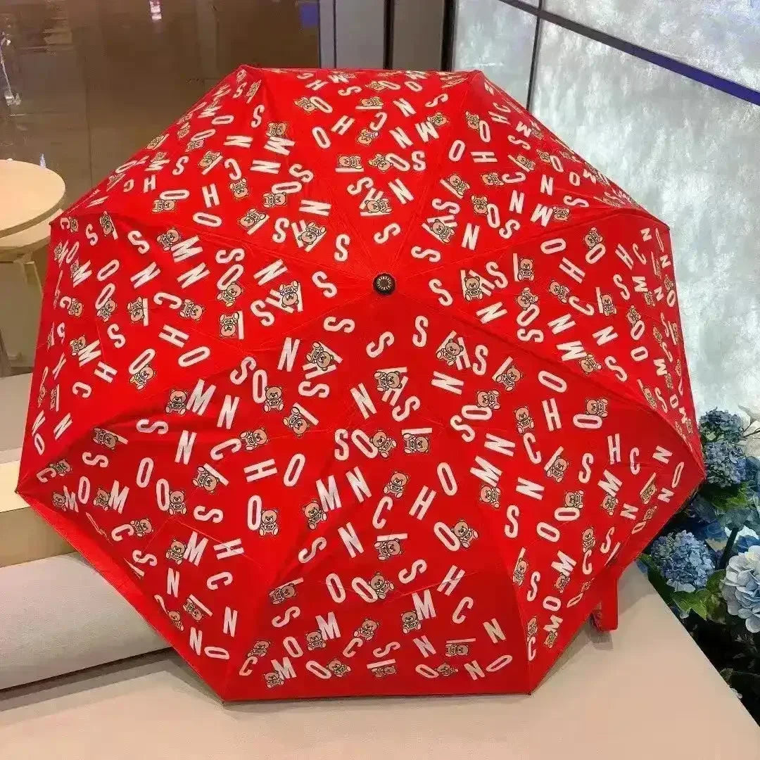 Creative Bear Handle Luxury Designer Umbrella - Bear Hugs