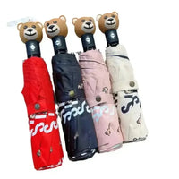 Creative Bear Handle Luxury Designer Umbrella - Bear Hugs